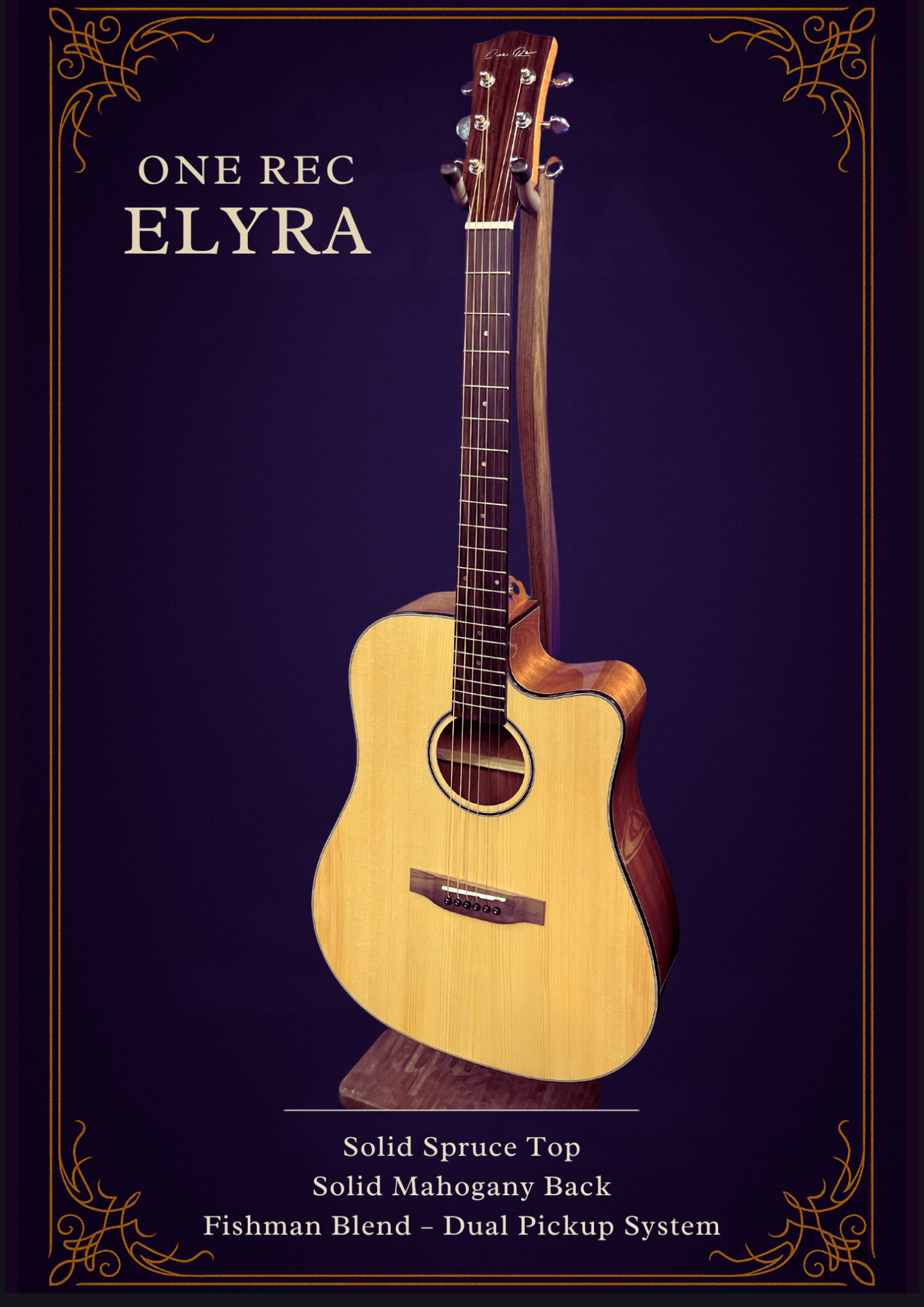 Elyra — Guitare Électro-Acoustique Studio